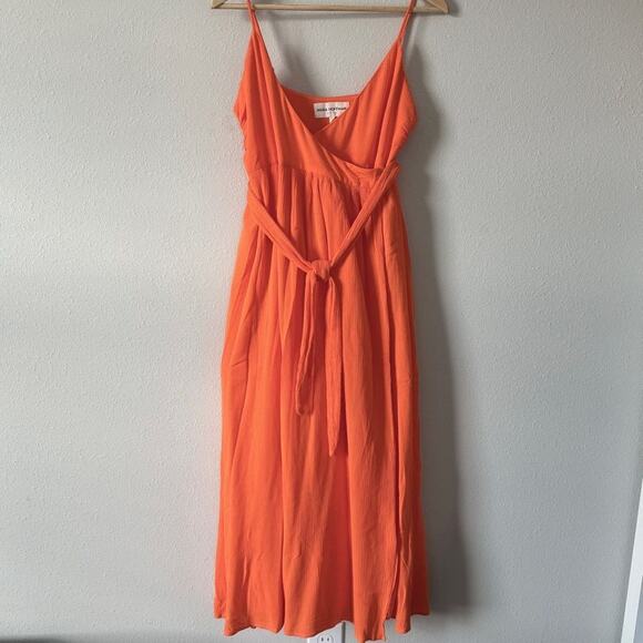 MARA HOFFMAN ' Alma' Crepe Wrap Cover-up Dress - Size S - Picture 2 of 7